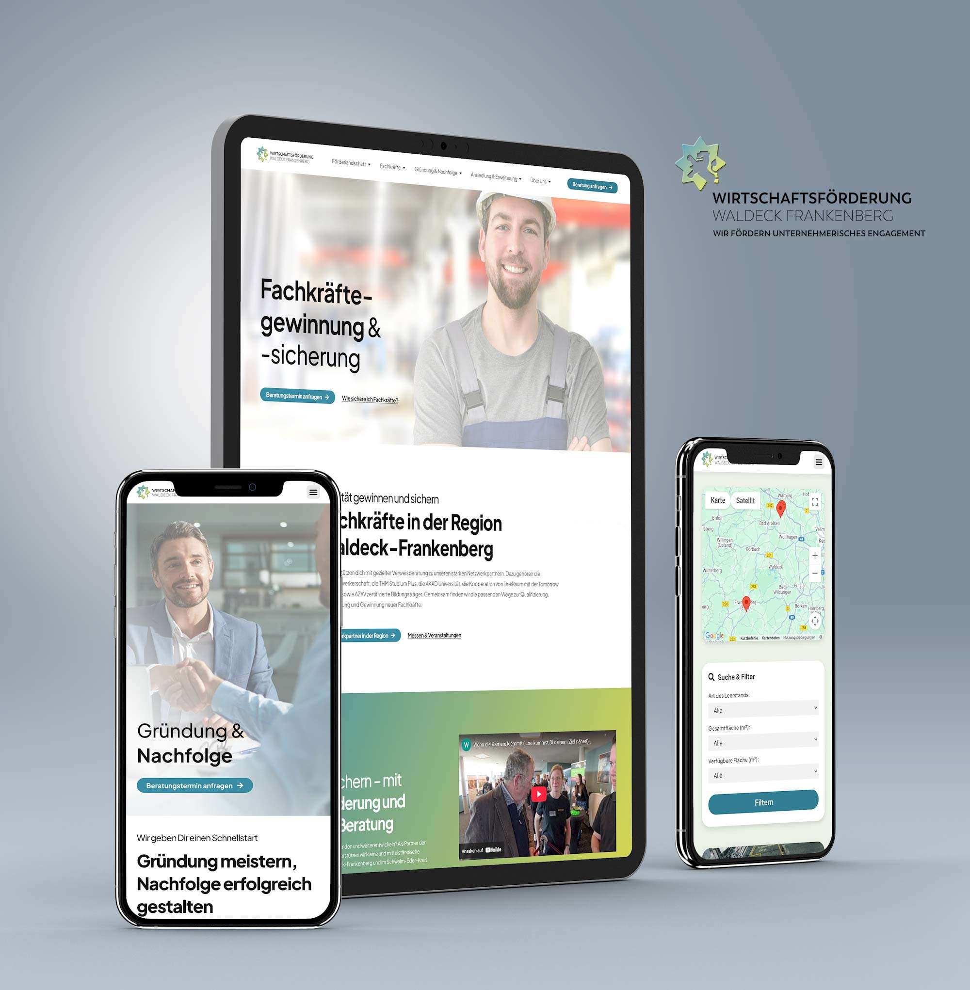 Website Relaunch Wirtschaftsförderung Waldeck-Frankenberg