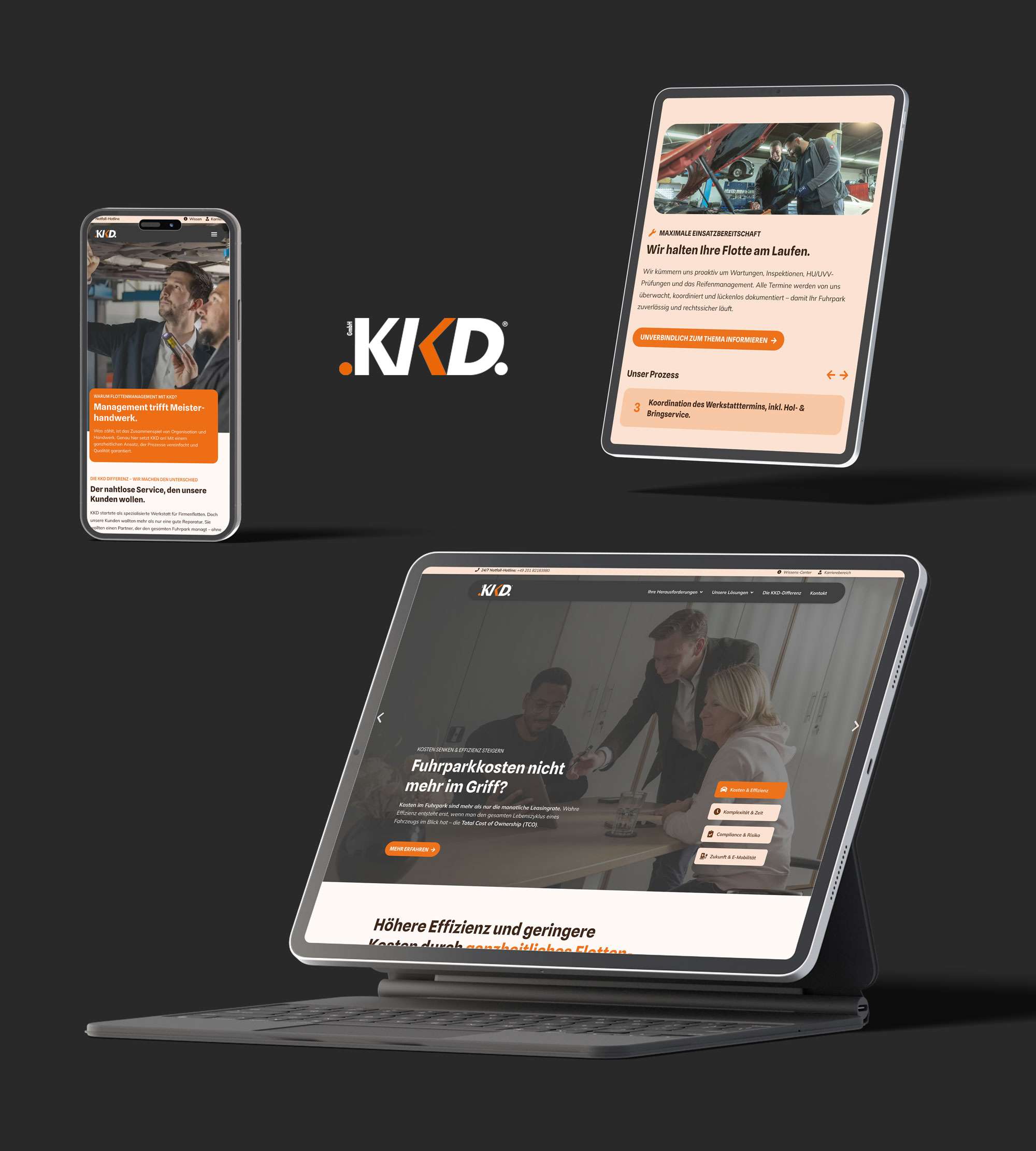 Website Relaunch für KKD GmbH, Essen